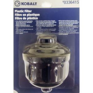 Kobalt Plastic Air Filter For Paint Spray Gun #0336415